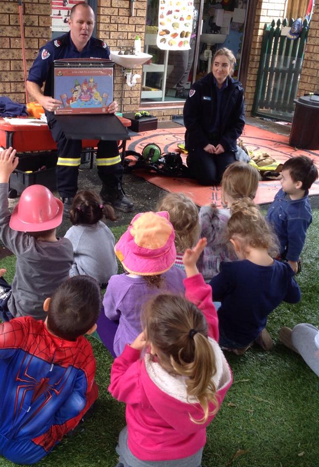 Learning about fire safety